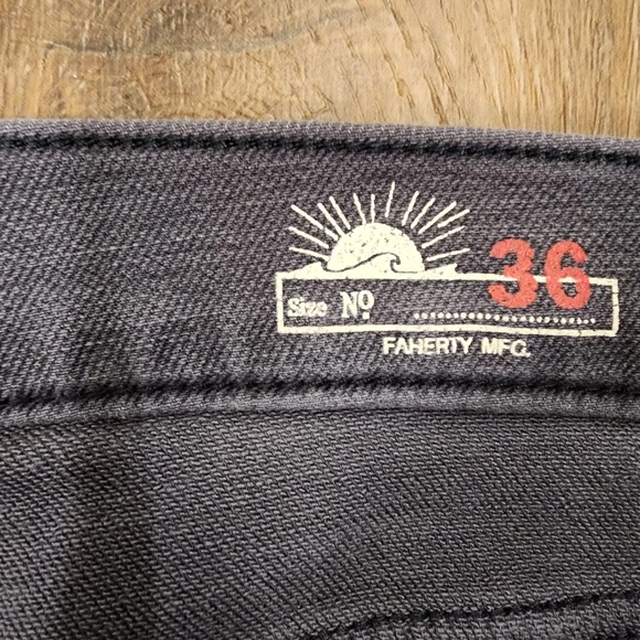 Faherty Stretch Terry 5-Pocket Pant Business Casual Men's size 36 - Picture 3 of 8